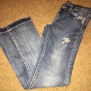 Boot cut jeans